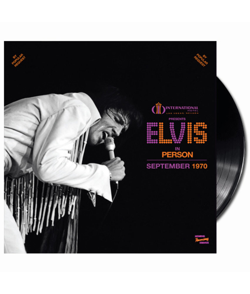 MRS - Las Vegas International Presents Elvis In Person September 1970 - 1 LP Black Vinyl