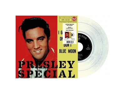 Elvis Presley I Got Stung / One Night Italian Edition Re-Issue Clear Milky Vinyl