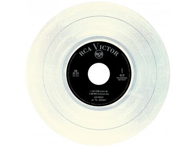 Elvis Presley I Got Stung / One Night Italian Edition Re-Issue Clear Milky Vinyl