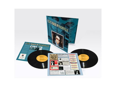 Elvis Back In Nashville - 2 LP Black Vinyl-Set