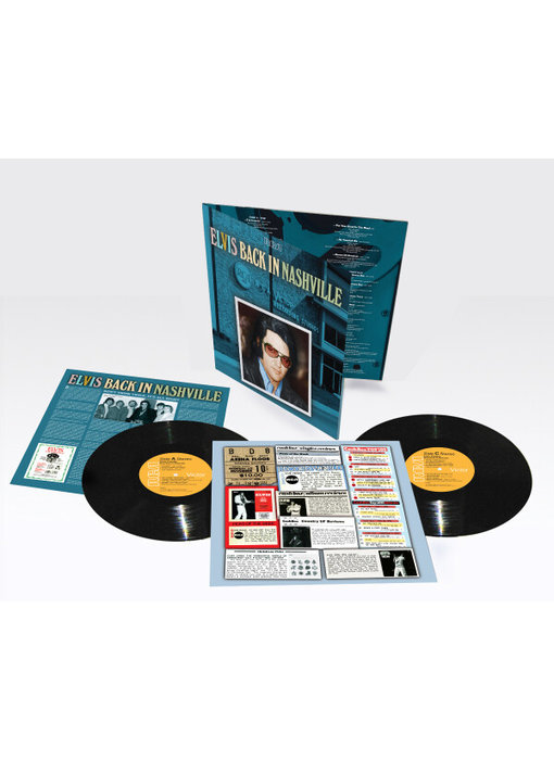 Elvis Back In Nashville - 2 LP Black Vinyl-Set