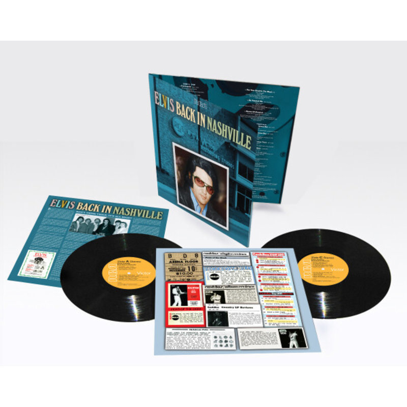 Elvis Back In Nashville - 2 LP Black Vinyl-Set