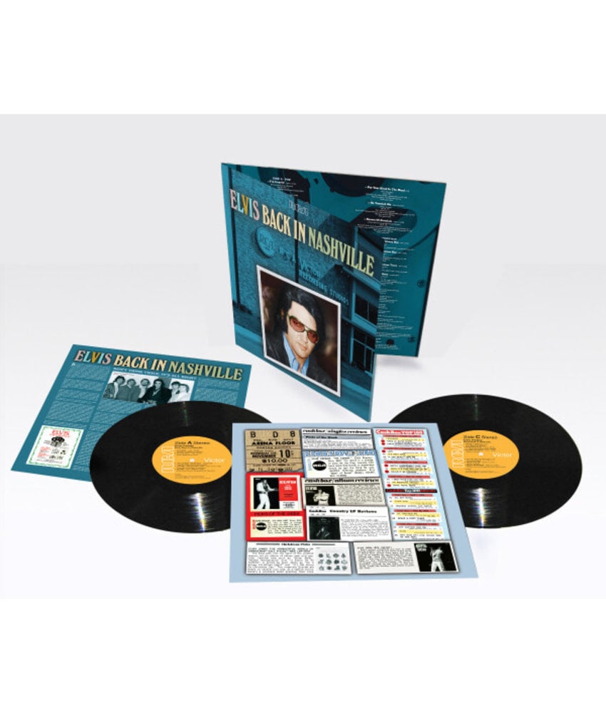 Elvis Back In Nashville - 2 LP Black Vinyl-Set