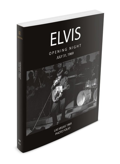 Elvis Opening Night July 31 1969 Photo Folio Softcover Book