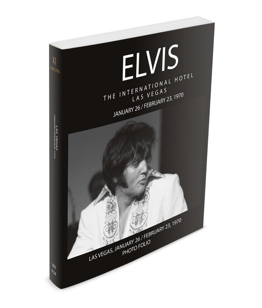 Elvis The International Hotel Januari 26-Februari 23 1970 Photo Folio Softcover Book