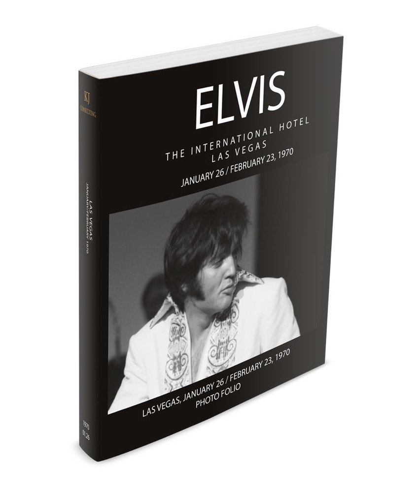 Elvis The International Hotel January 26-February 23 1970 Photo Folio Softcover Book