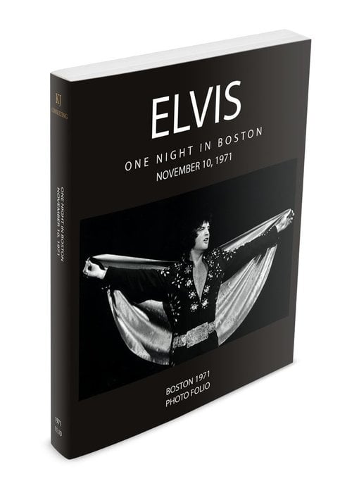 Elvis One Night In Boston November 10 1971 Photo Folio Softcover Book