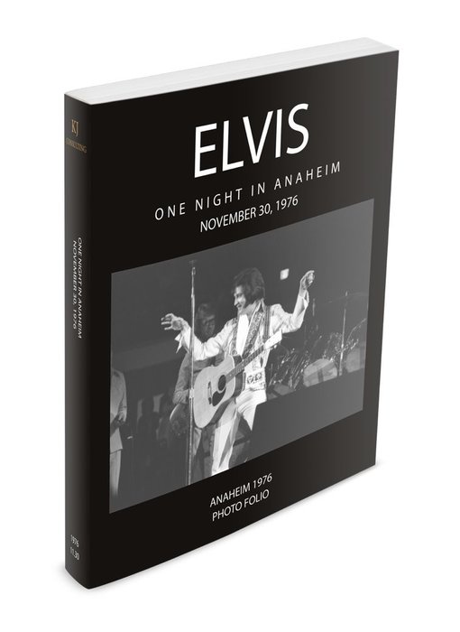 Elvis One Night In Anaheim November 30, 1976 Photo Folio Softcover Book