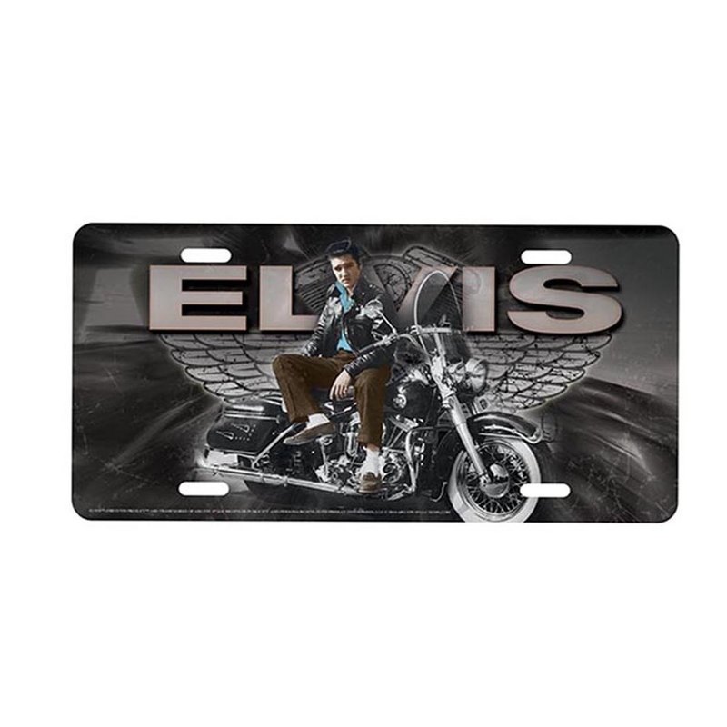 License Plate - Elvis Motorcycle