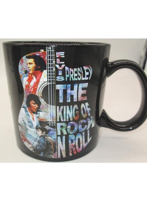 Mug Elvis Presley Guitar Colorful The King Of Rock 'N Roll