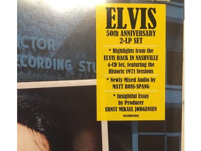 Elvis Back In Nashville - 2 LP Black Vinyl-Set