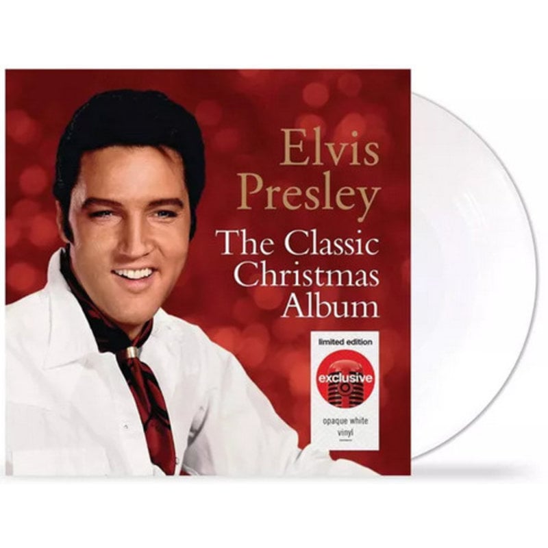 Elvis Presley - The Classic Christmas Album On Opaque White Vinyl - Target Label