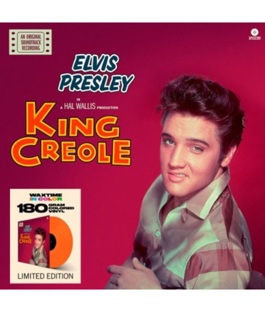 Elvis Presley King Creole - Orange Vinyl - 33 RPM Vinyl Wax Time Label