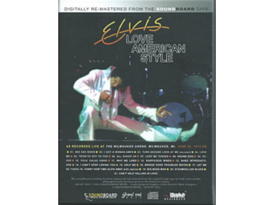 Elvis : Love American Style - Gravel Road Label