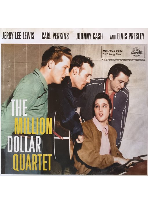 The Million Dollar Quartet On Amber 33 RPM Vinyl 2 LP Set  Presley, Cash, Perkins, Lewis - Memphis Mansion Label
