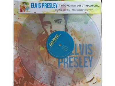 Elvis Presley The Original Debut Recording - Clear Vinyl 33RPM Power Station Music Vinyl Label