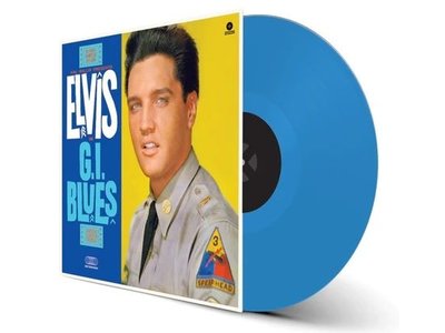 Elvis Presley G.I. Blues - Blue Vinyl - 33 RPM Vinyl Wax Time Label