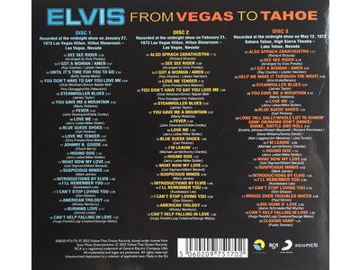 FTD - Elvis From Vegas To Tahoe 3 CD-Set
