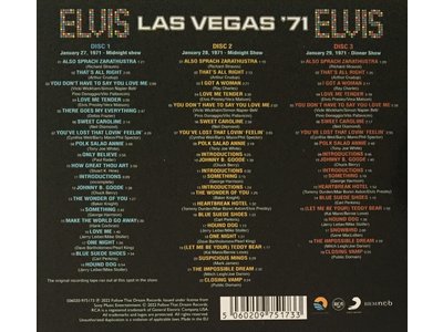 FTD - Elvis Las Vegas '71   3 CD-Set