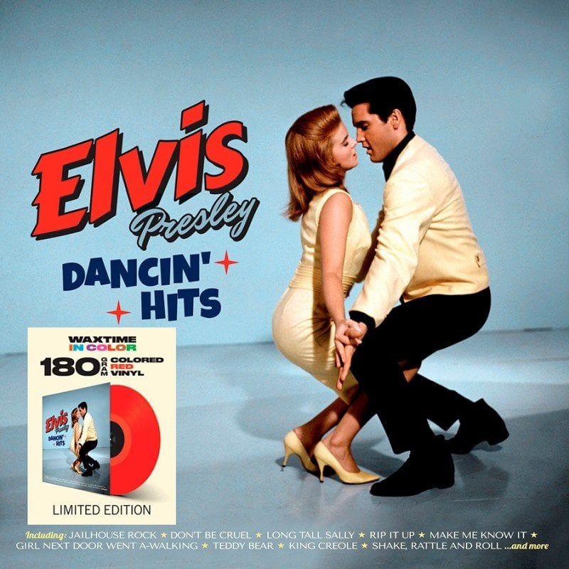 Elvis Presley Dancin' Hits - Red Vinyl - 33 RPM Vinyl Wax Time Label