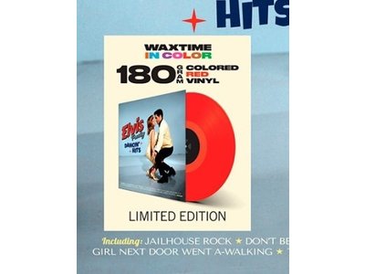 Elvis Presley Dancin 'Hits - Red Vinyl - 33 RPM Vinyl Wax Time Label