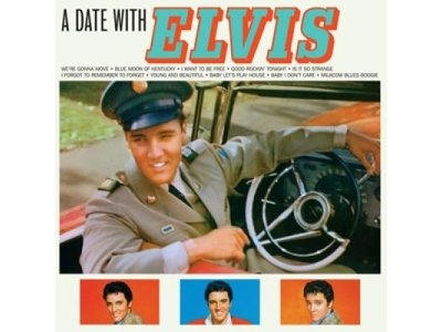 A Date With Elvis - Orange Vinyl - 33 RPM Vinyl Wax Time Label