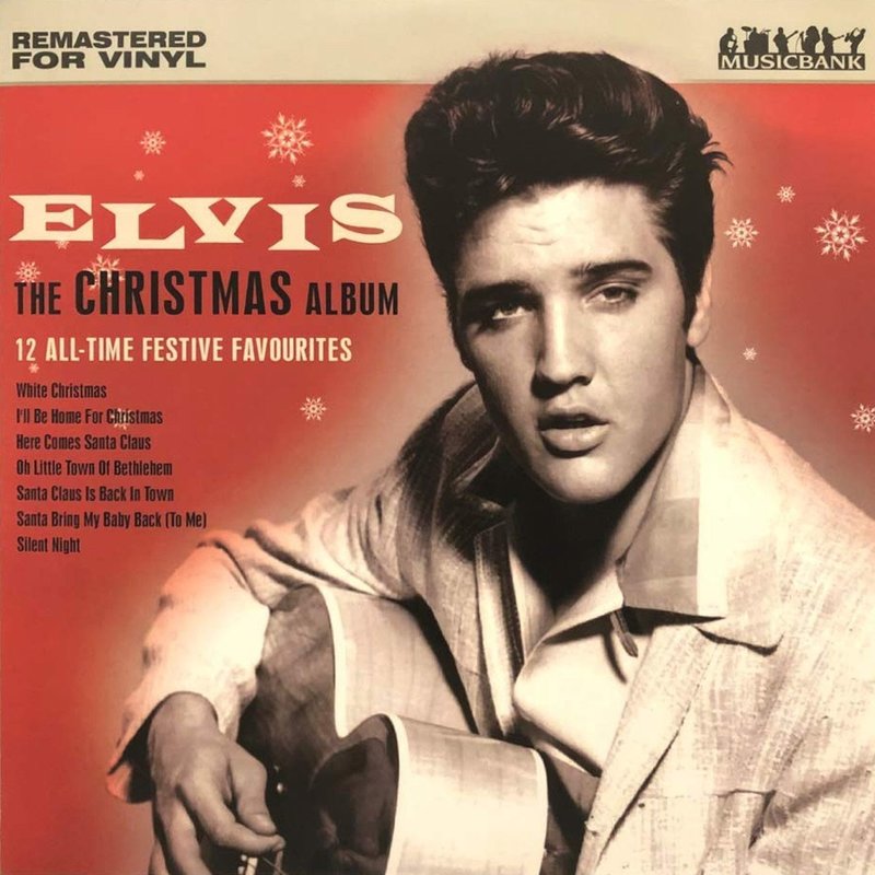 Elvis The Christmas Album - 33 RPM Vinyl MusicBank Label