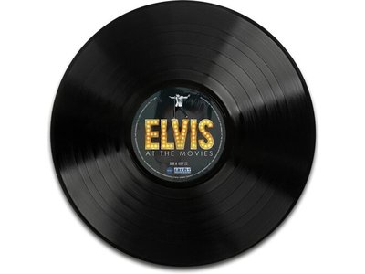 Elvis At The Movies - 33RPM Vinyl MusicBank Label