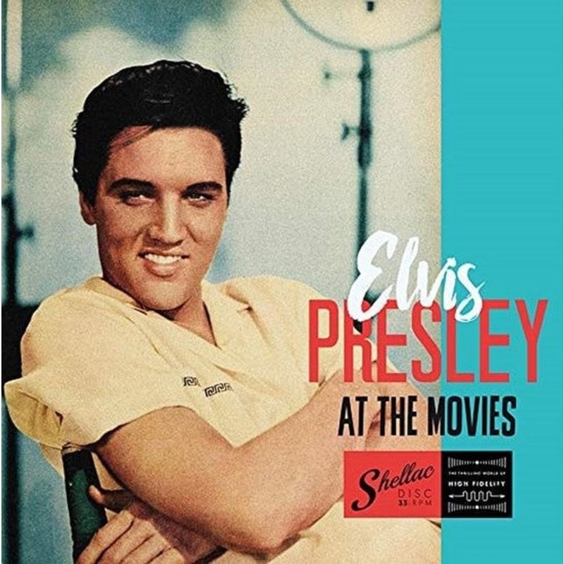 Elvis Presley At The Movies  - 33 RPM Vinyl Shellac Label