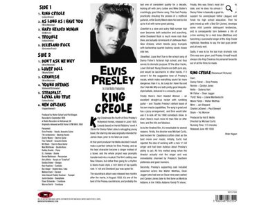 Elvis Presley - King Creole 33 RPM Colored Vinyl Not Now Music Label