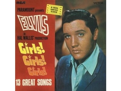 Elvis Presley Girls! Girls! Girls! - Black Vinyl - 33 RPM Vinyl Wax Time Label