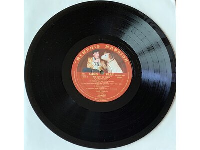 The Best Of Elvis - Black 10" Vinyl Memphis Mansion Label