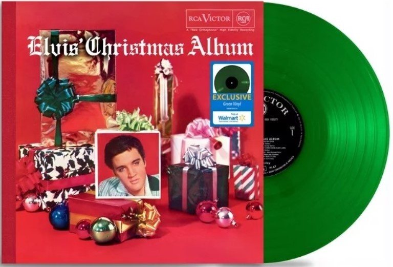 Elvis' Christmas Album - Walmart Exclusive Green Vinyl Holiday LP 