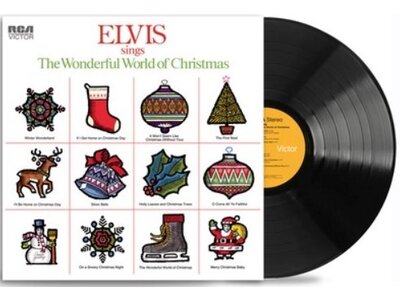 Elvis Sings The Wonderful World of Christmas - Sony Black Vinyl LP