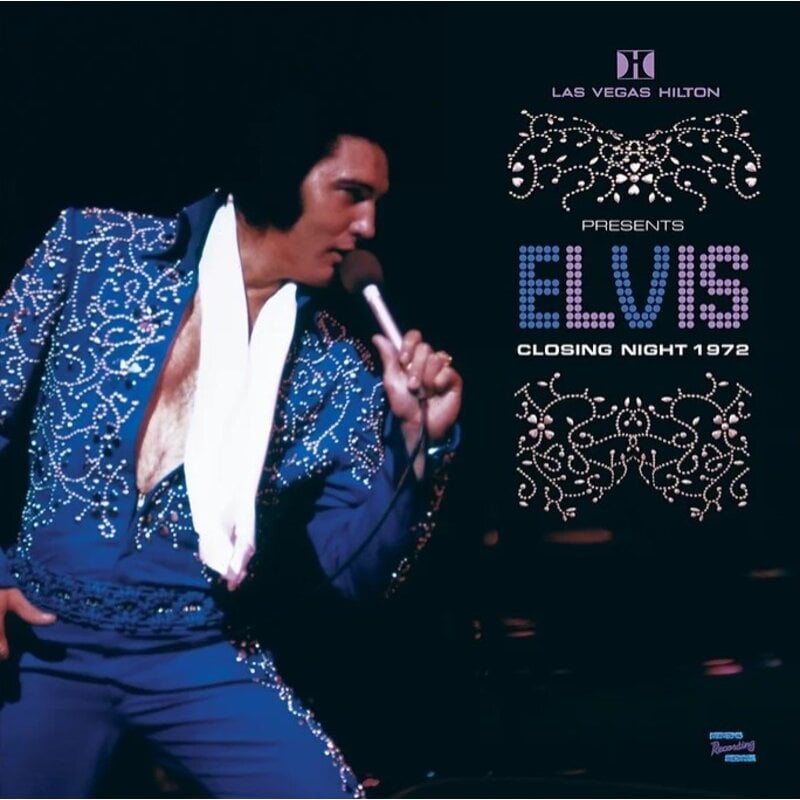 MRS - Las Vegas Hilton Presents Elvis Closing Night 1972 On Black Vinyl
