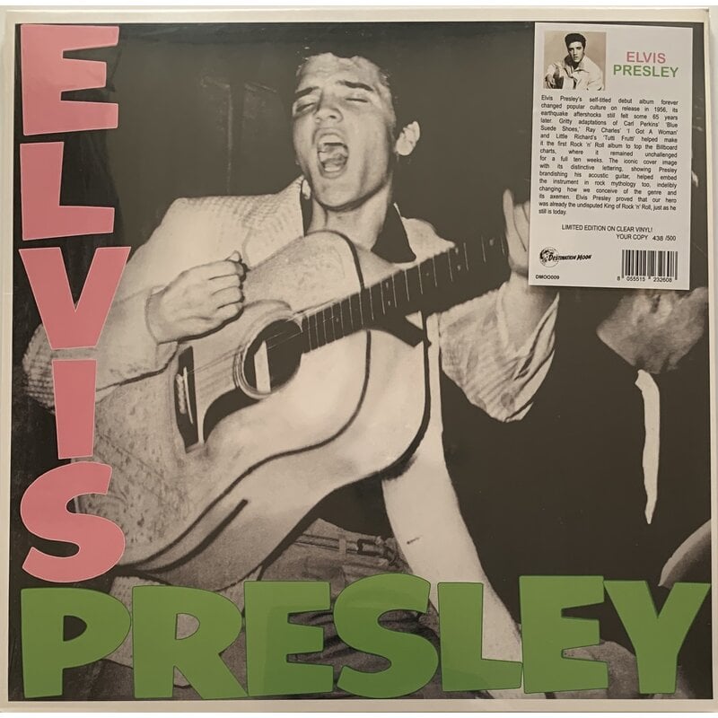 Elvis Presley - His Debut Album - Clear Vinyl - 33 RPM Vinyl Destination Moon Label