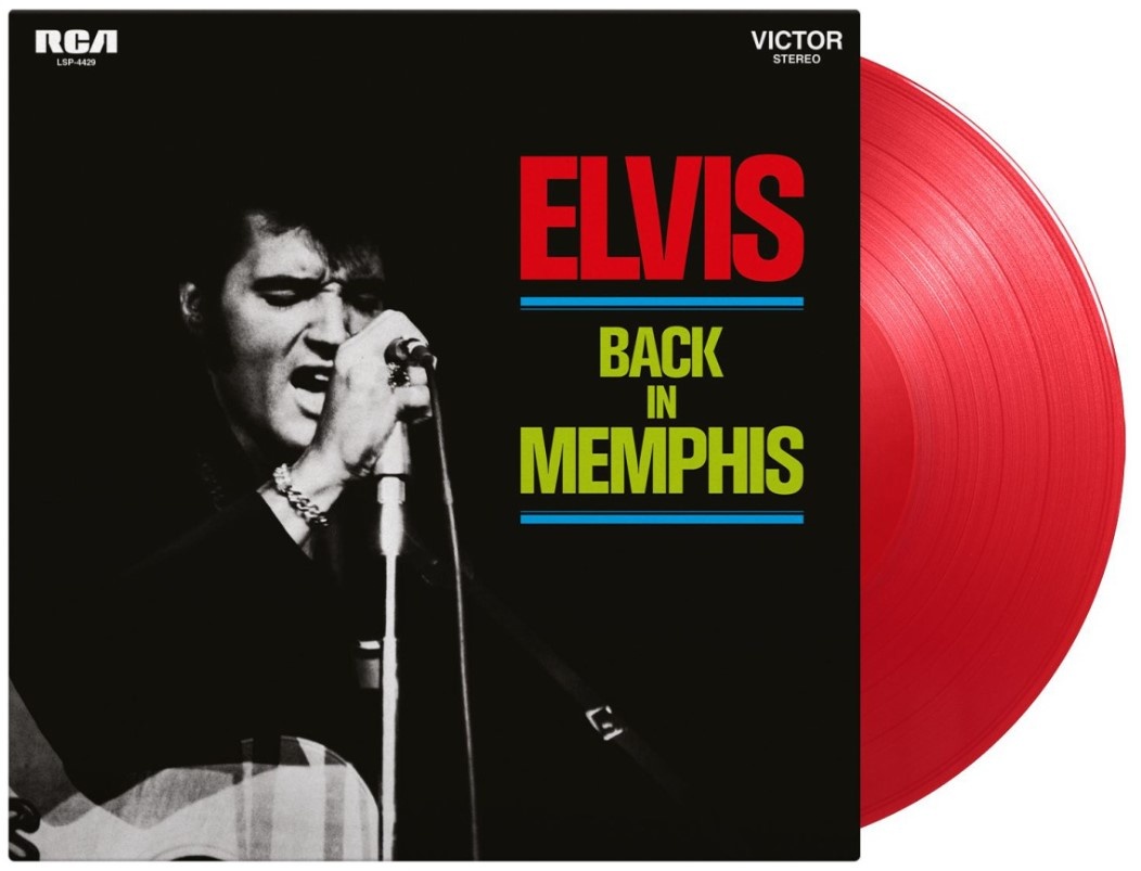 Elvis Back In Memphis On Translucent Red Vinyl 33 RPM Music On