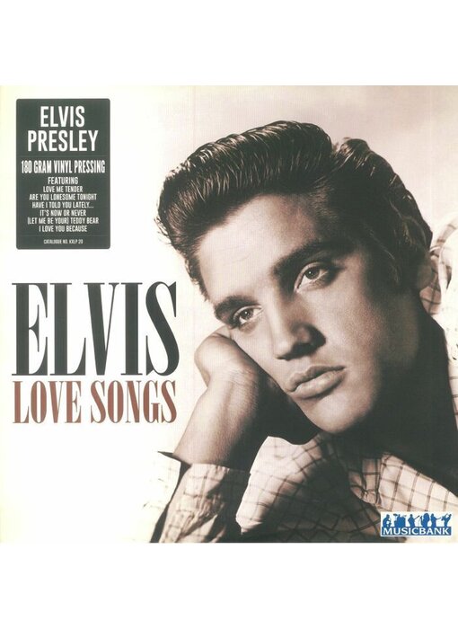 Elvis Love Songs - 33 RPM Vinyl MusicBank Label