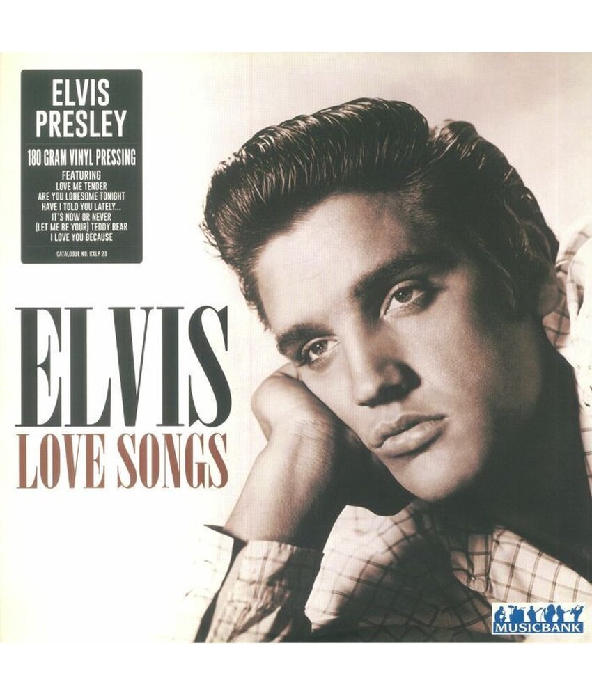 Elvis Love Songs - 33 RPM Vinyl MusicBank Label