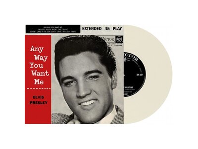 Elvis Presley Any Way You Want Me South Africa Edition Re-Issue Milky Clear Translucent Vinyl EP