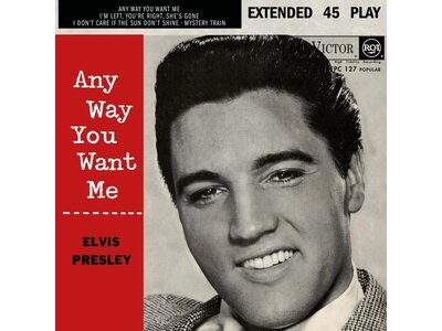 Elvis Presley Any Way You Want Me South Africa Edition Re-Issue Milky Clear Translucent Vinyl EP