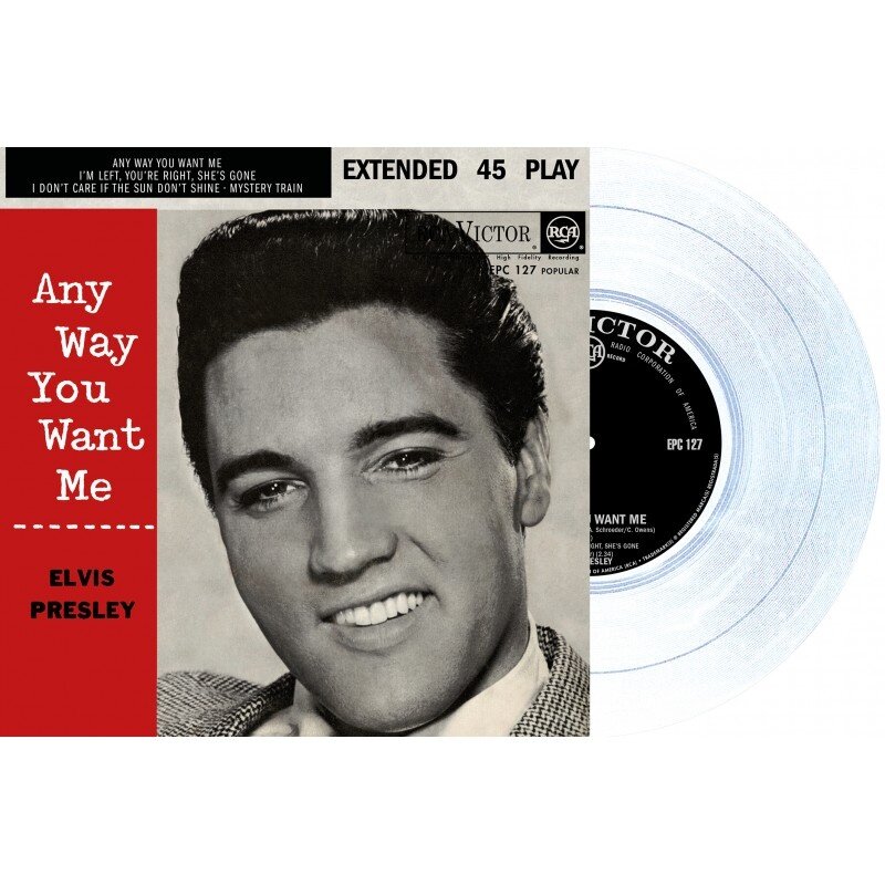 Elvis Presley Any Way You Want Me South Africa Edition Re-Issue Translucent Vinyl EP