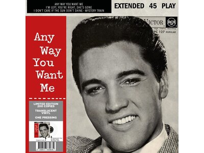 Elvis Presley Any Way You Want Me South Africa Edition Re-Issue Translucent Vinyl EP