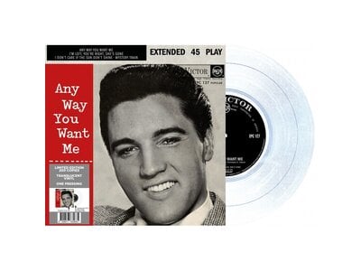 Elvis Presley Any Way You Want Me South Africa Edition Re-Issue Translucent Vinyl EP