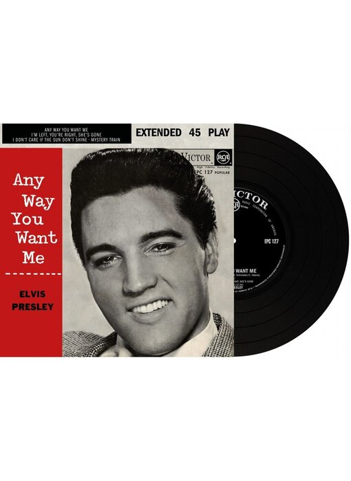 Elvis Presley Any Way You Want Me South Africa Edition Re-Issue Black Opaque Vinyl EP