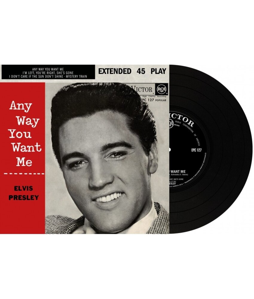 Elvis Presley Any Way You Want Me South Africa Edition Re-Issue Black Opaque Vinyl EP