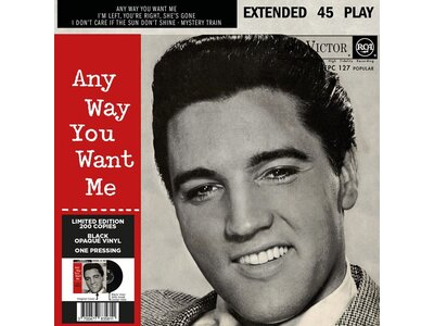 Elvis Presley Any Way You Want Me South Africa Edition Re-Issue Black Opaque Vinyl EP