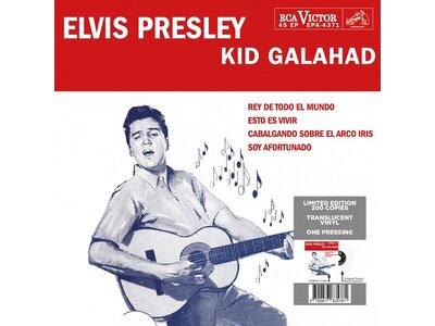 Elvis Presley Kid Galahad Peru Edition Re-Issue Translucent Vinyl EP