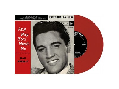 Elvis Presley Any Way You Want Me South Africa Edition Re-Issue Red Translucent Vinyl EP