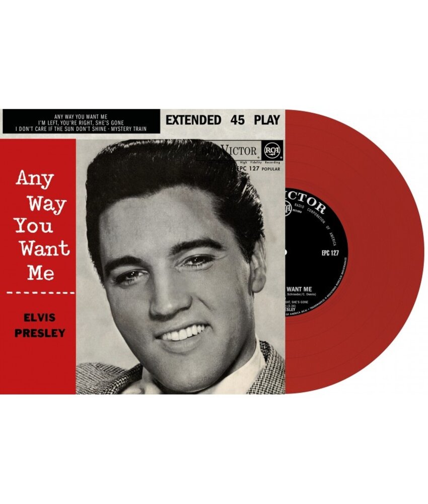 Elvis Presley Any Way You Want Me South Africa Edition Re-Issue Red Translucent Vinyl EP